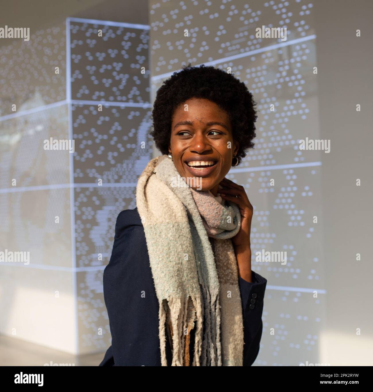 Afro-Girl-Mode Stockfoto
