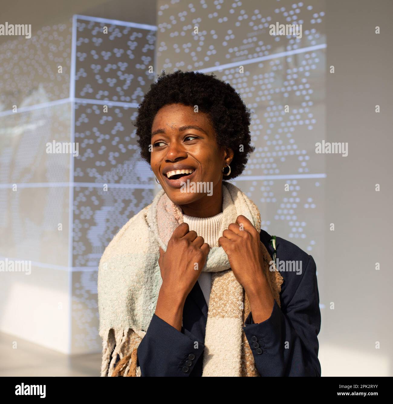 Afro-Girl-Mode Stockfoto