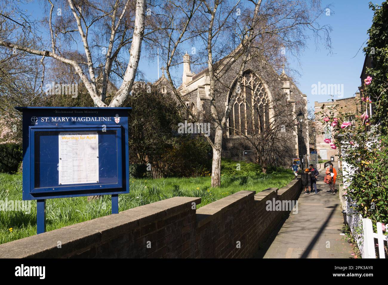 St. Mary Magdalene Parish Church, Church Walk, Richmond, London, England, UK Stockfoto