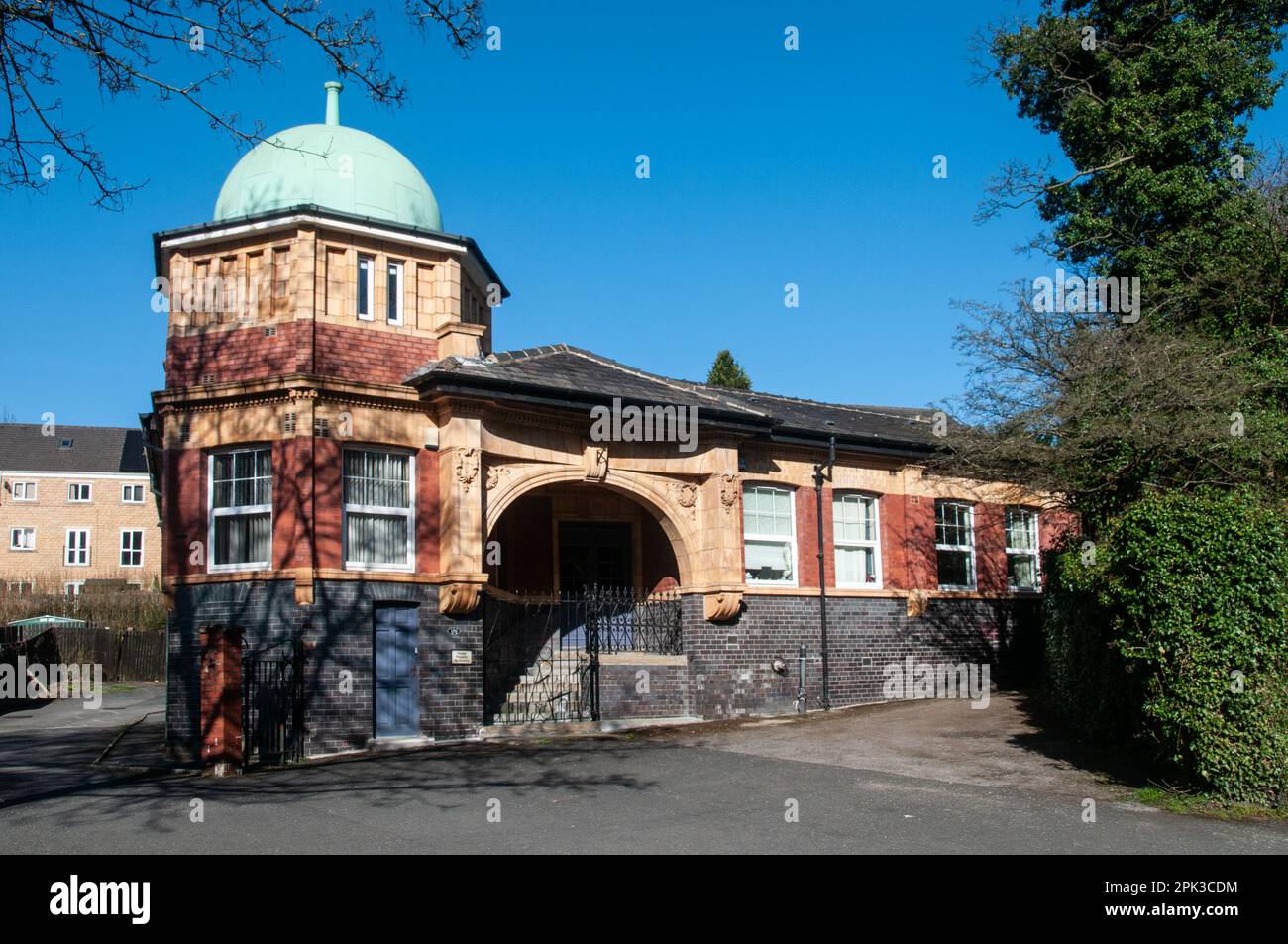 In ganz Großbritannien - Ein klassisches Gebäude am Stadtrand von Todmorden Stockfoto