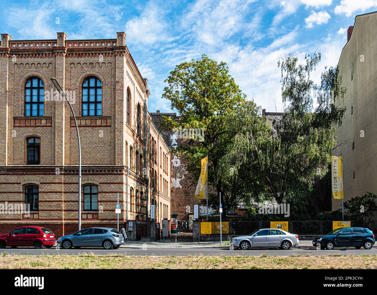 Mitte-Museum, Pankstraße 47, Gesundbrunnen, Mitte-Berlin, Deutschland. Örtliches Geschichtsmuseum im historischen ehemaligen Schulgebäude, das 1864-1866 erbaut wurde Stockfoto