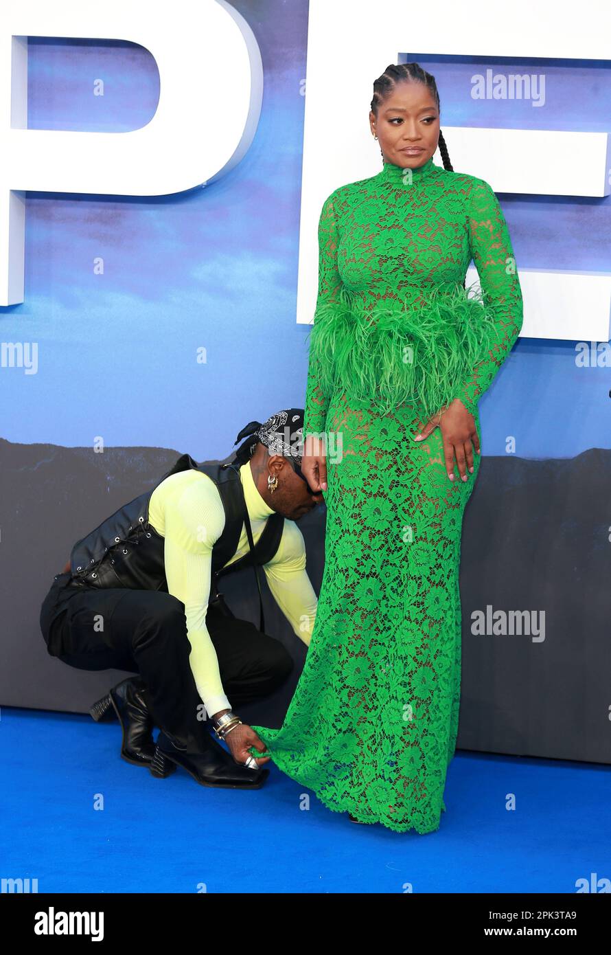 London, Großbritannien. 28. Juli 2022. Keke Palmer besucht die britische Premiere von „NOPE“ am Odeon Luxe Leicester Square in London. (Credit Image: © Fred Duval/SOPA Images via ZUMA Press Wire) NUR ZUR REDAKTIONELLEN VERWENDUNG! Nicht für den kommerziellen GEBRAUCH! Stockfoto