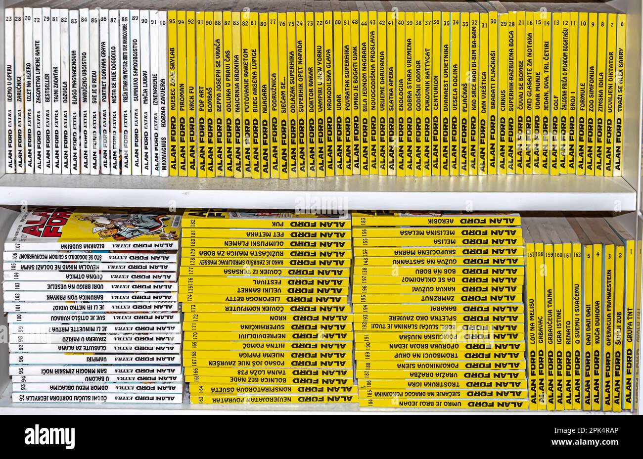 Alan Ford Comics Stockfoto