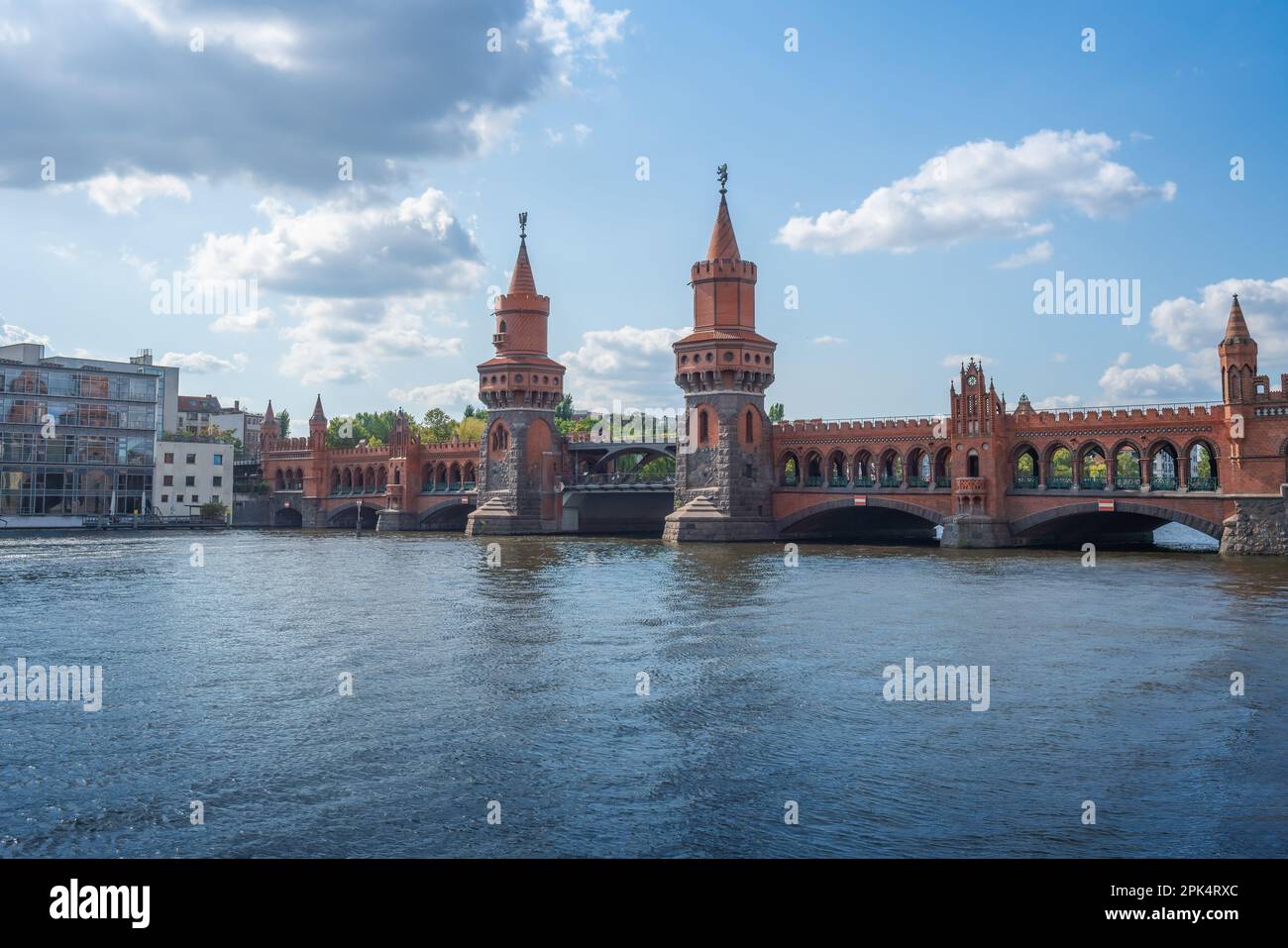 Oberbaumbrücke - Berlin, Deutschland Stockfoto