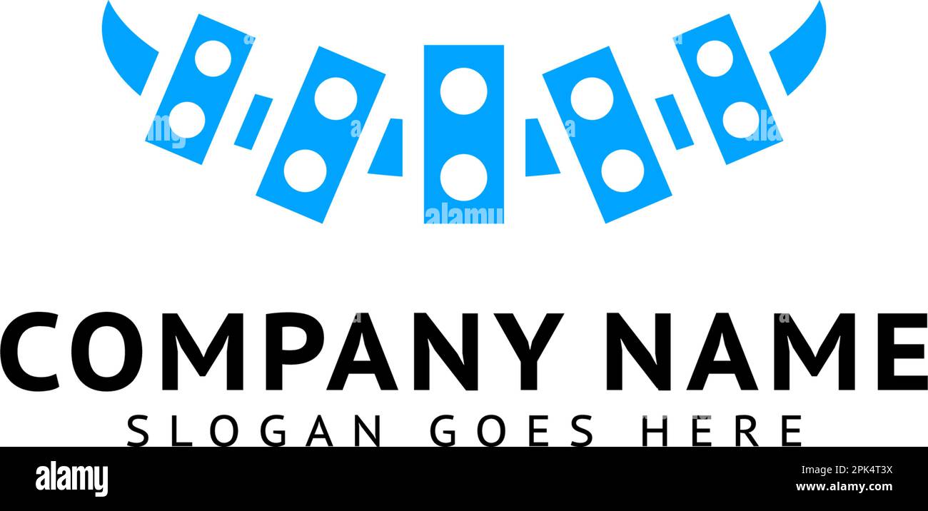 Dentalspange-Logo-Design-Konzept Stock Vektor