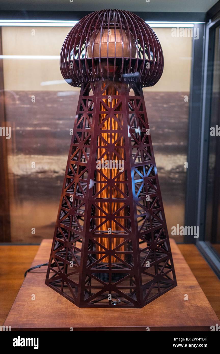 Ausstellung „Nikola Tesla, das Genie der modernen Elektrizität“ im