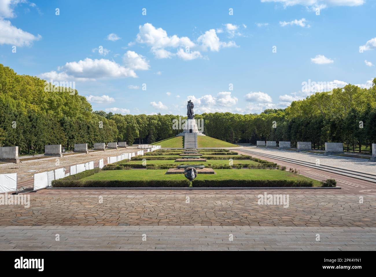 Sowjetisches Kriegsdenkmal im Treptower Park - Berlin Stockfoto