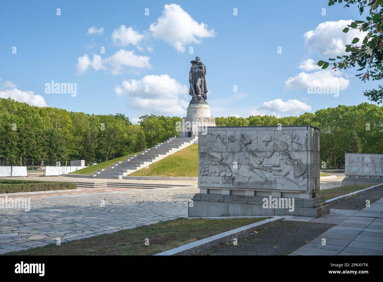 Sowjetisches Kriegsdenkmal im Treptower Park - Berlin Stockfoto