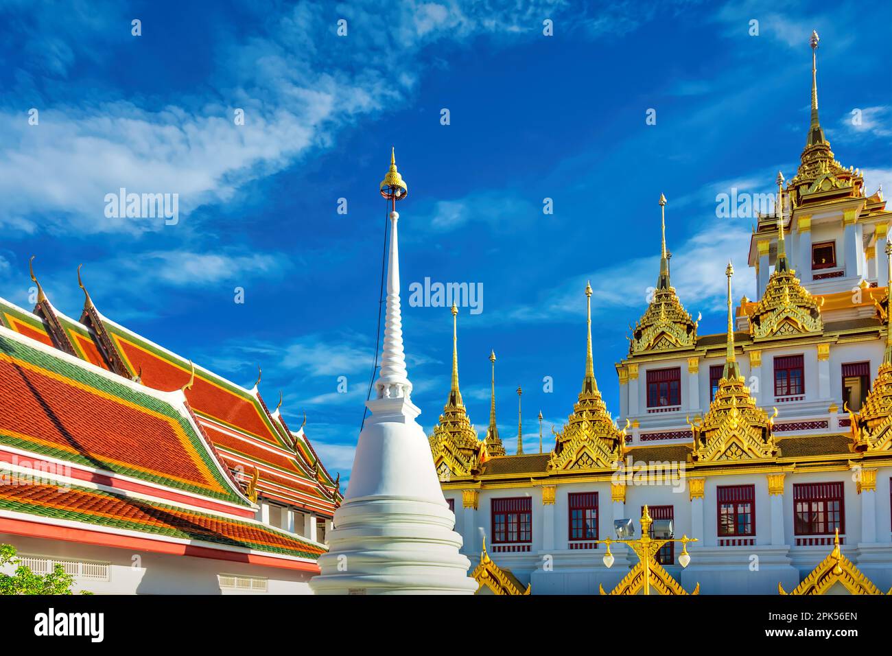 Wat Ratchanatdaram in Bangkok, Thailand Stockfoto