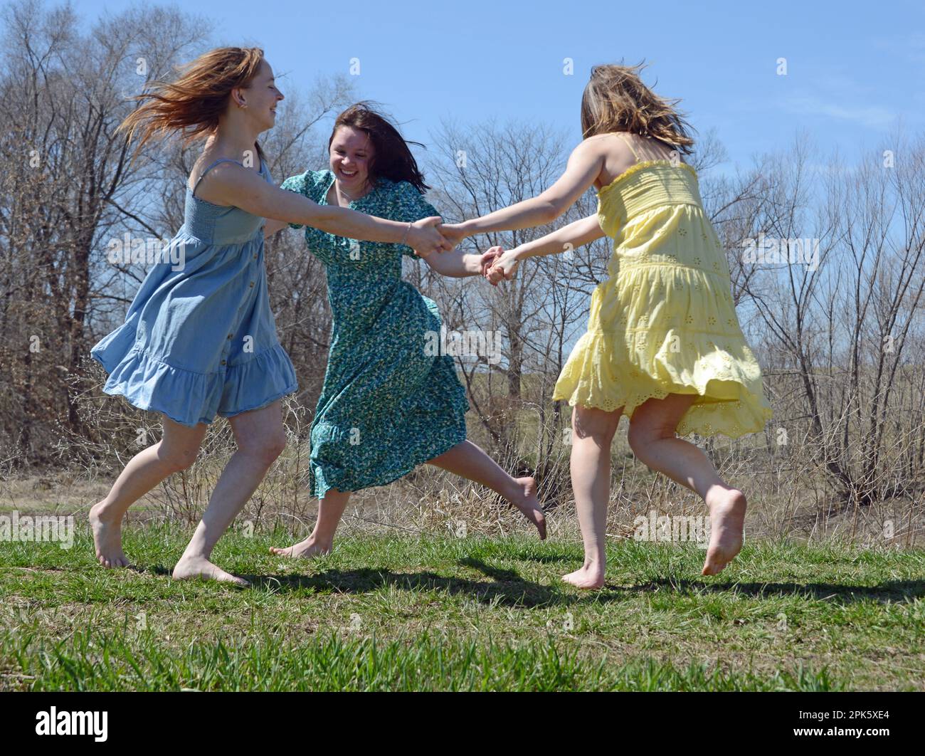 Drei Schwestern Stockfoto