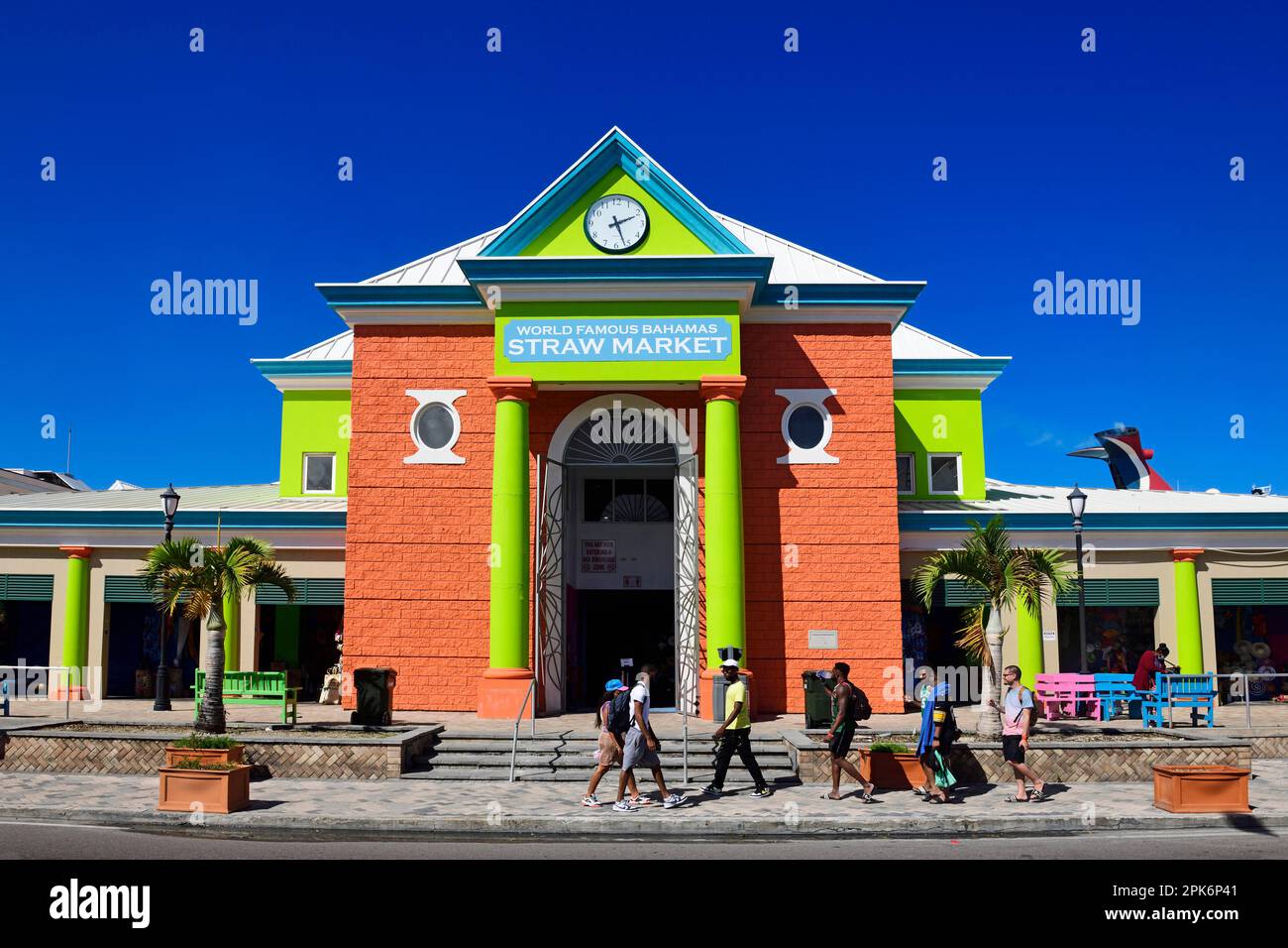 Strohmarkt, Nassau, Neue Vorsehung, Bahamas Stockfoto