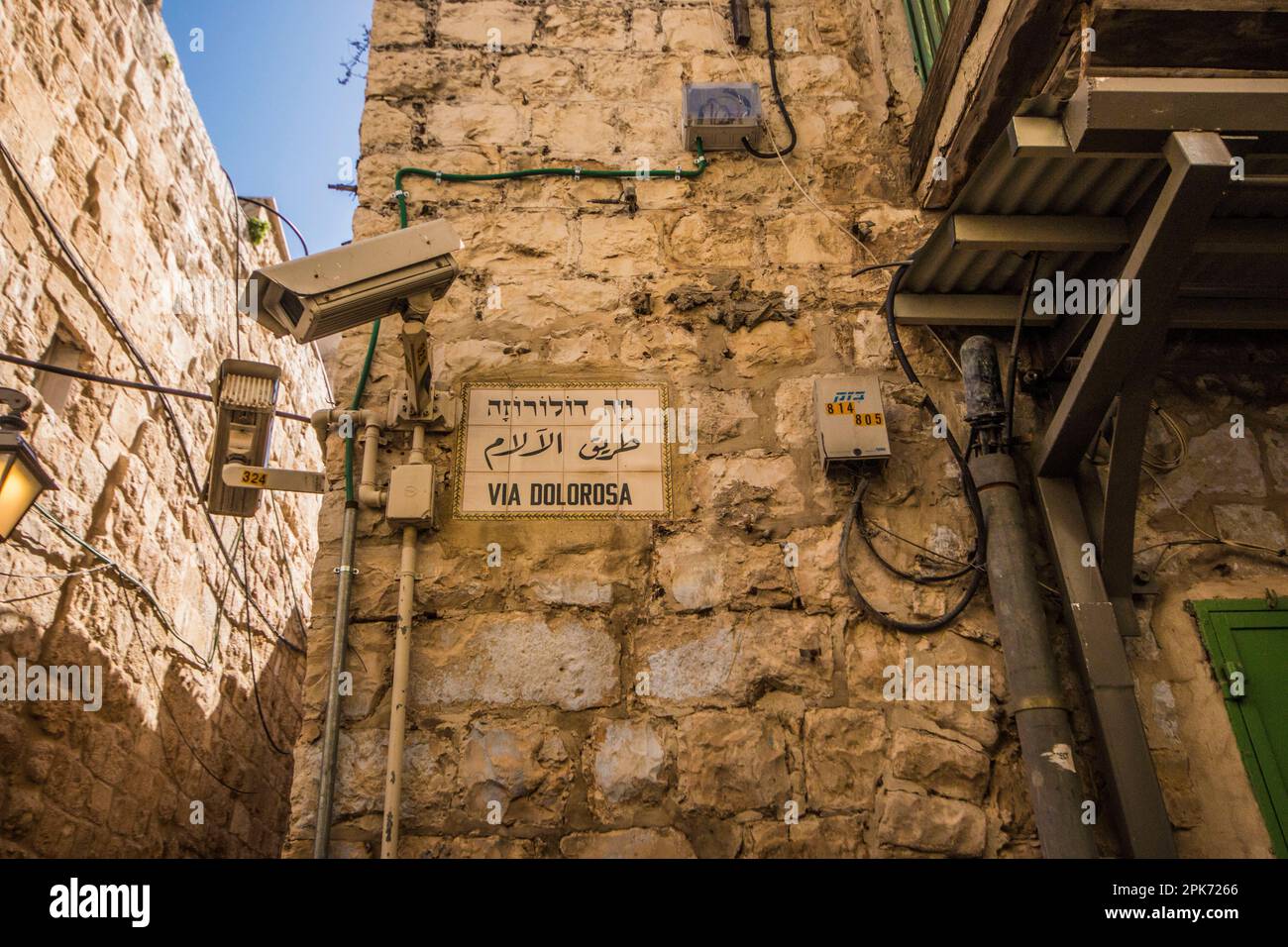 Via Dolorosa in Jerusalem Stockfoto