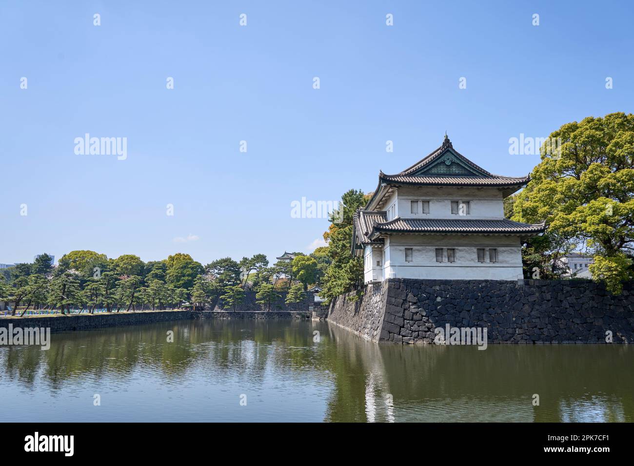 Turm von Schloss Edo Stockfoto