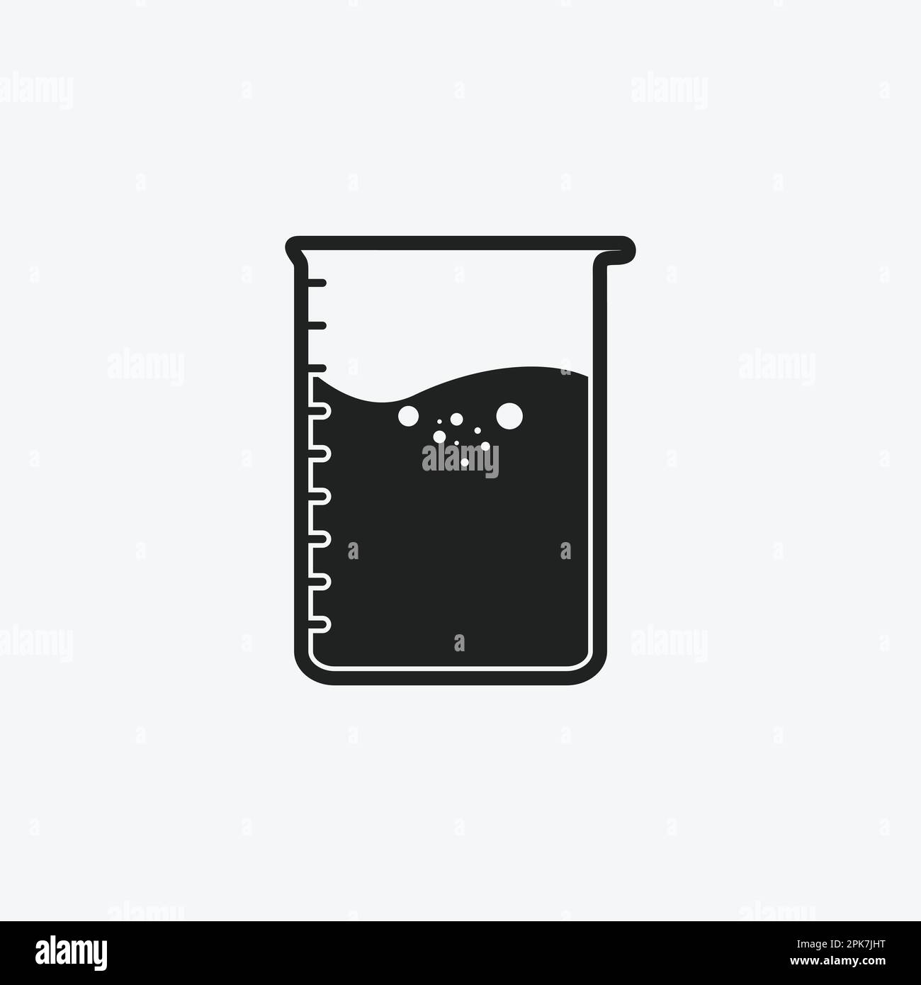 Symbol „Becher“. Bearbeitbare Vektor-EPS-Symboldarstellung. Stock Vektor