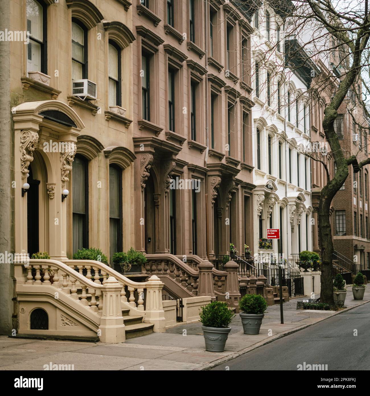 Häuser in Brooklyn Heights, Brooklyn, New York Stockfoto