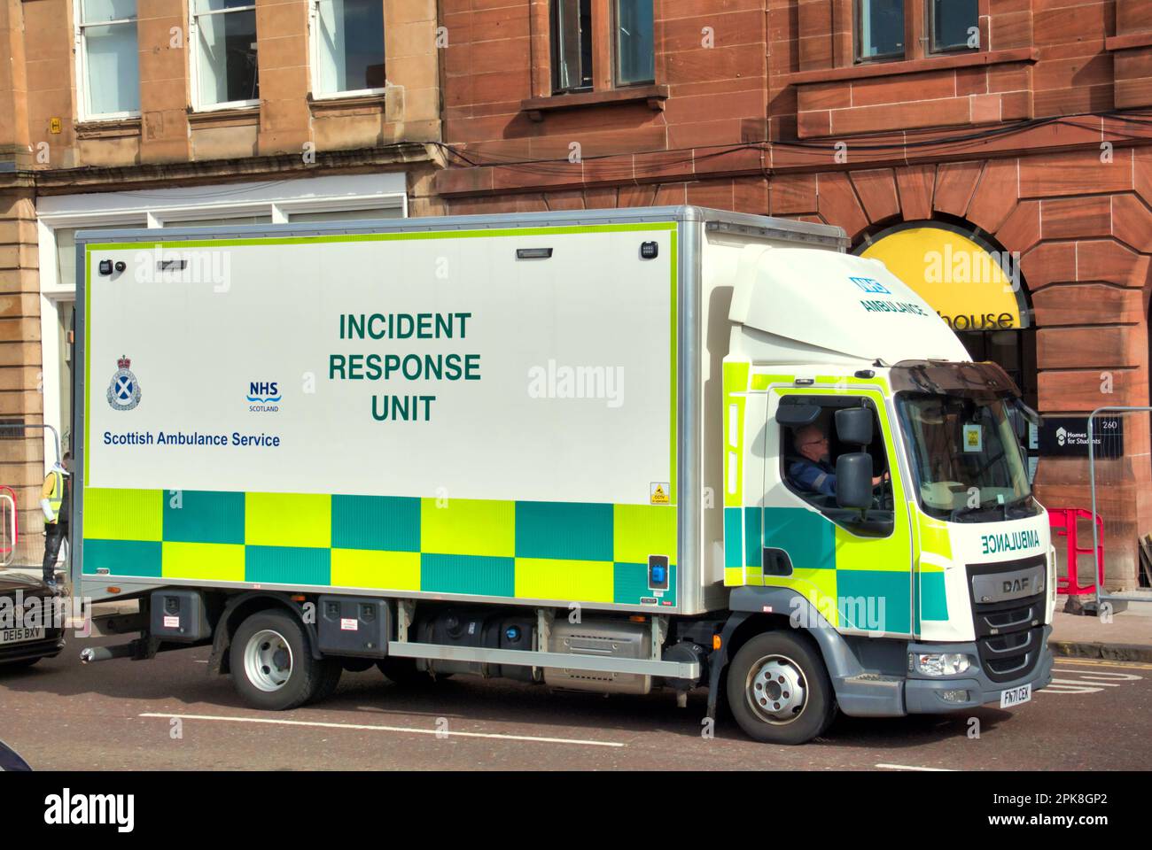 NHS Incident Response Unit van Stockfoto