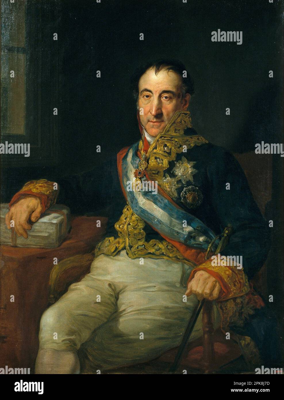 Portrait des Marquis von Labrador, spanischer Botschafter beim Wiener Kongress von 1915 von 1833 bis 1834 von Vicente Lopez y Portana Stockfoto