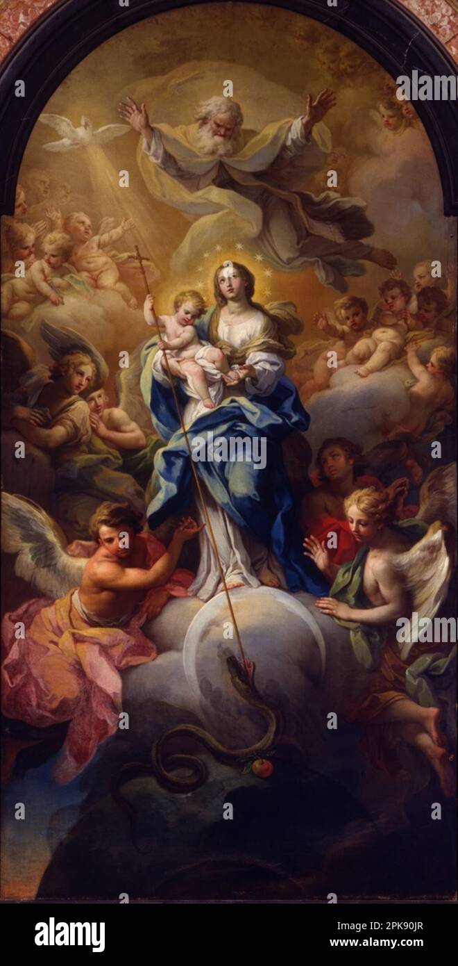 1730 von Sebastiano Conca Stockfoto