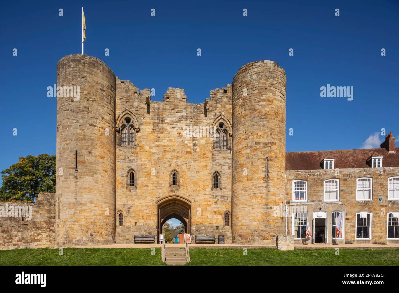 England, Kent, Tonbridge, Tonbridge Castle Stockfoto