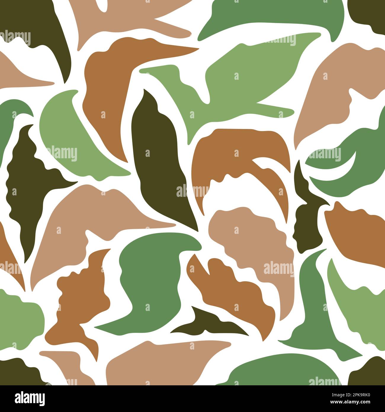 Nahtloses Design mit Blumenmuster. Trendmuster von 2023 in tropischen Farben. Groovy Florals eleganter Aufdruck Stock Vektor