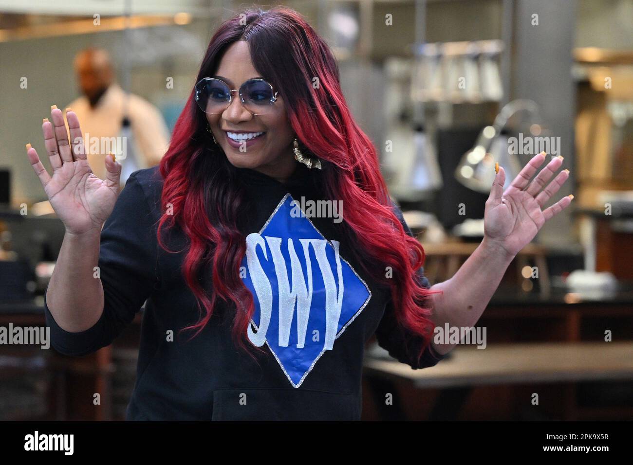 SWV & XSCAPE: THE QUEENS OF R&B, Leanne „Lelee“ Lyon, Let's make History“, (Staffel 1, ep. 101, ausgestrahlt am 5. März 2023). Foto: Derek White / ©Bravo / mit freundlicher Genehmigung der Everett Collection Stockfoto