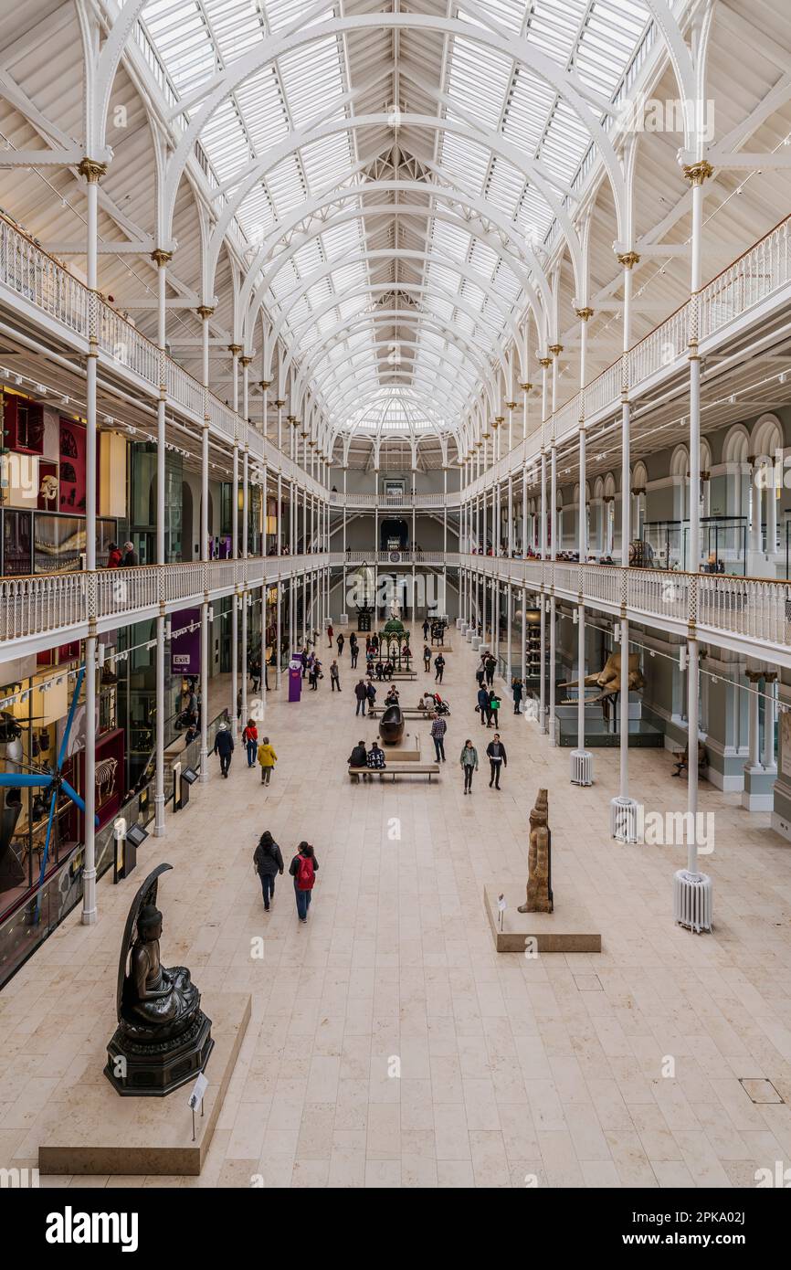 Royal Museum, National Museum of Scotland, Edinburgh, Schottland, Großbritannien, Europa Stockfoto