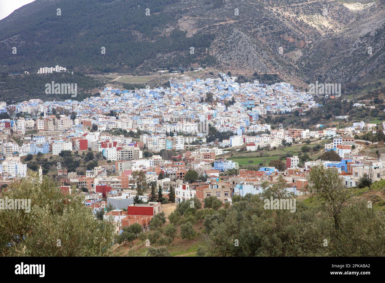 Marokko, Chefchaouen, die Blaue Stadt Stockfoto