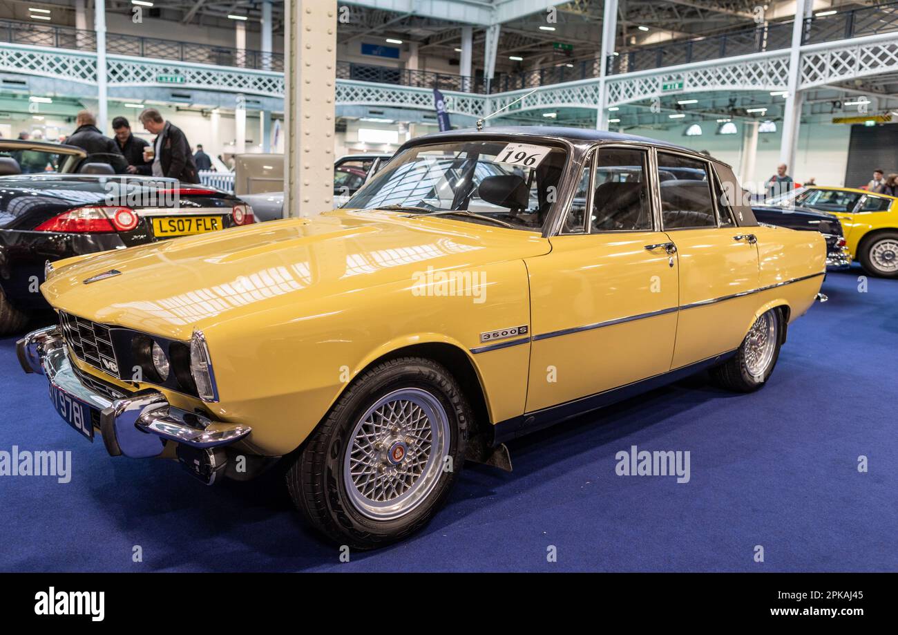 Ein Rover 3500 S auf der Classic Car Show London UK Stockfoto
