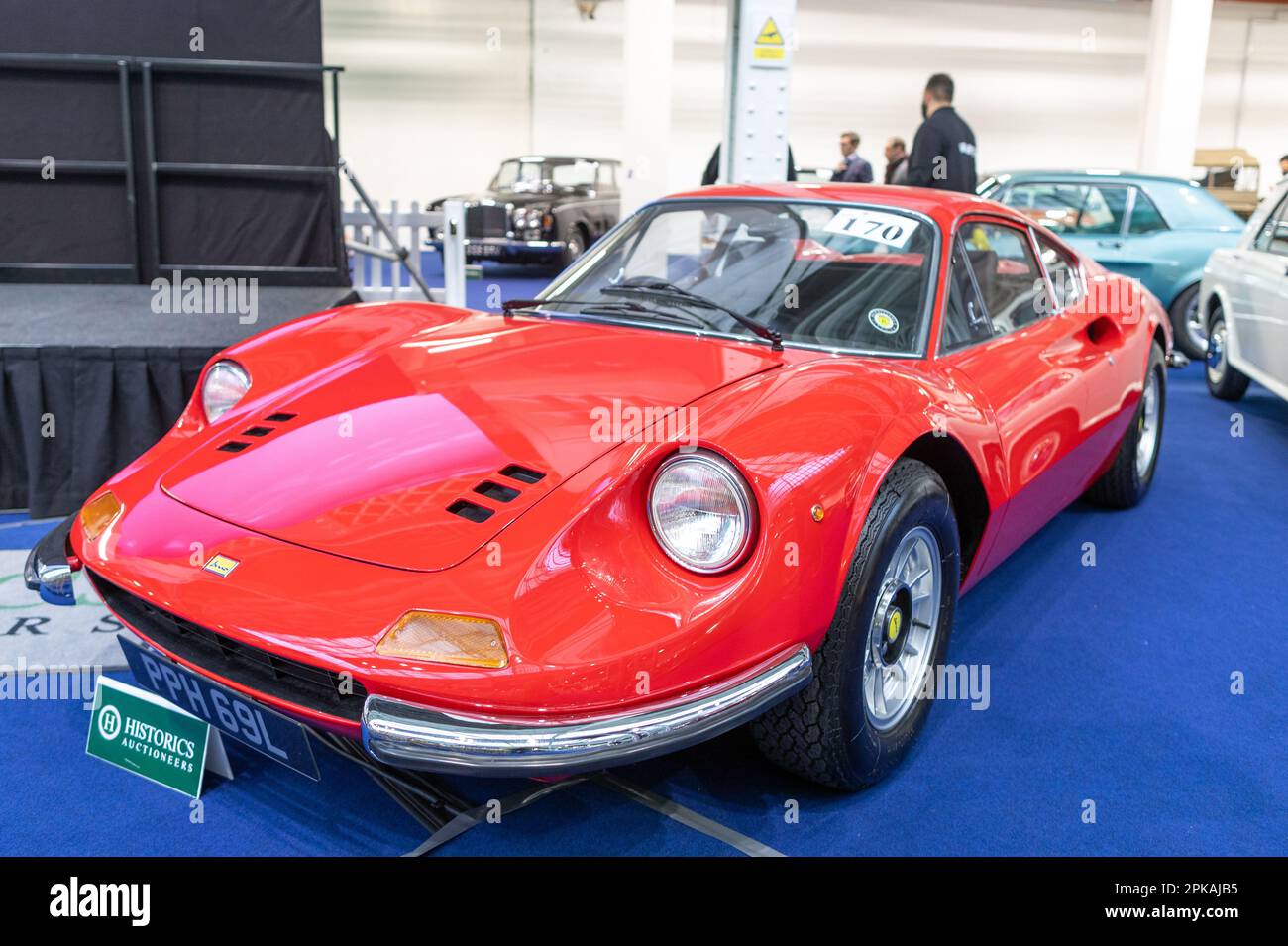 Ferrari Dino auf der Classic Car Show London UK Stockfoto