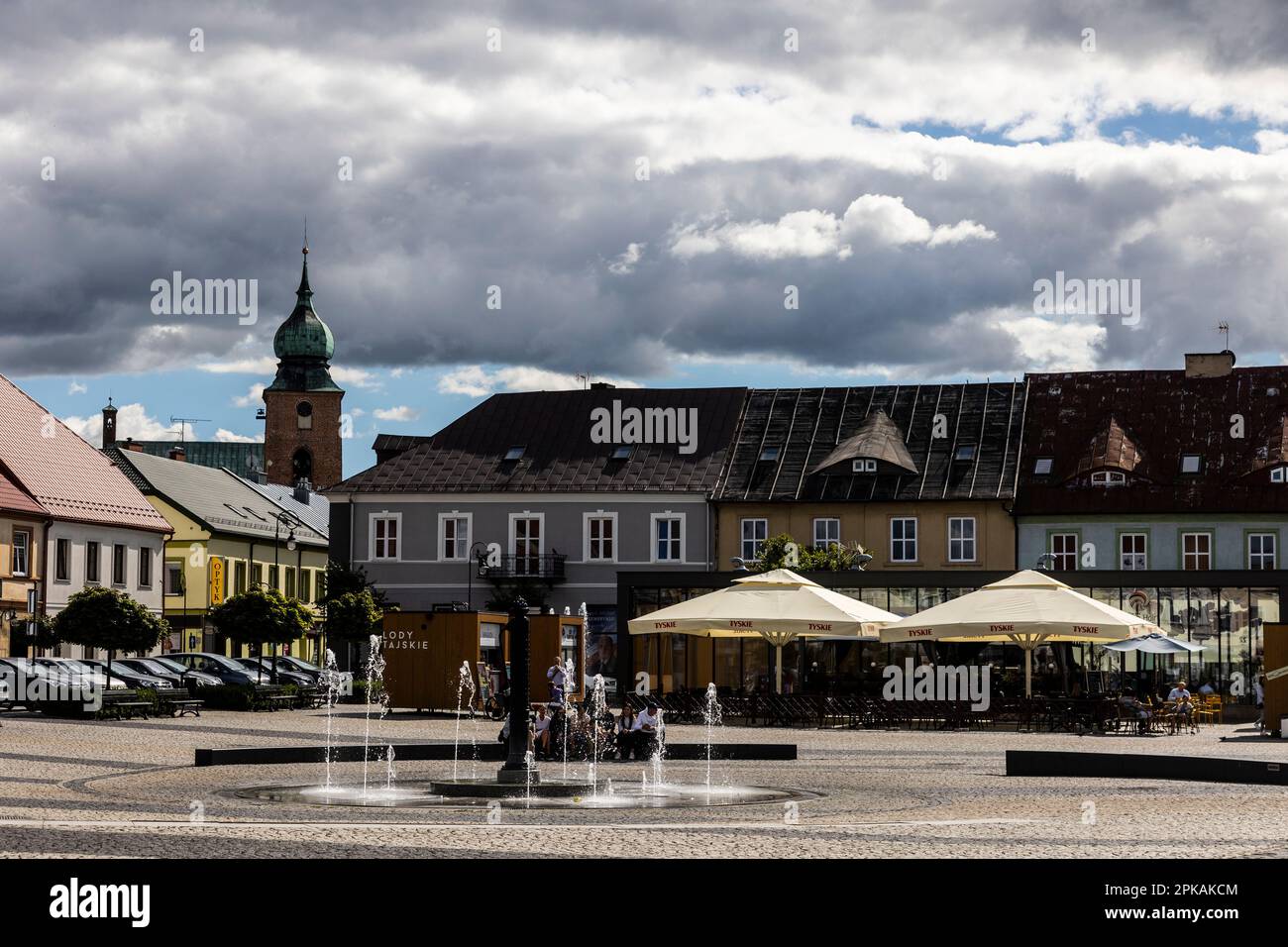 Europa, Polen, Woiwodschaft Lodz, Sieradz Stockfoto