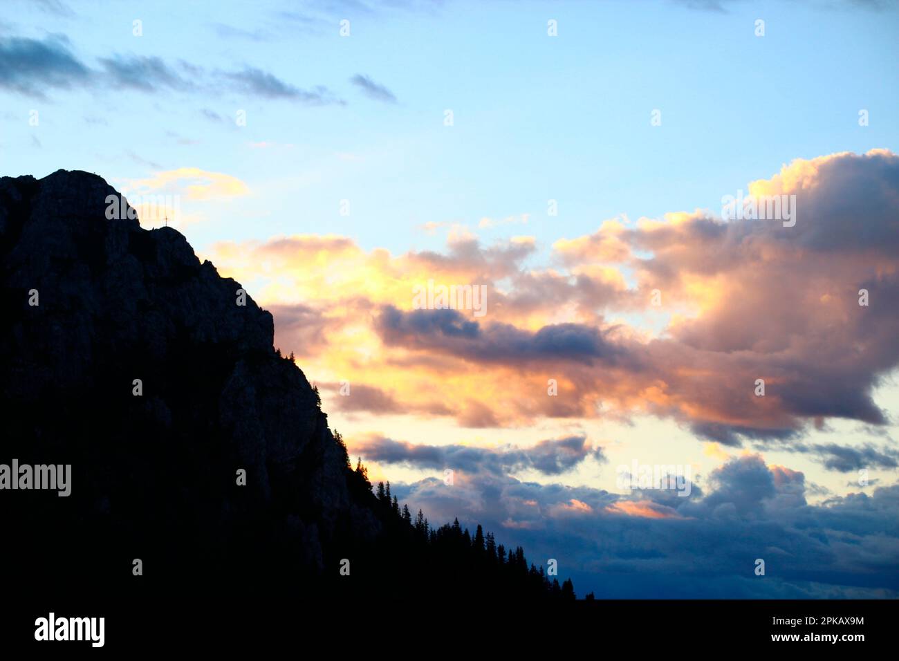 Wanderung nach Gehrenalpe, 1610 m, Wängle bei Reutte in Tirol, Österreich, Europa Stockfoto