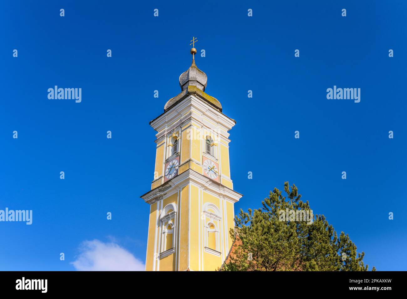 Deutschland, Bayern, Grafschaft Erding, Altenerding, Itzling, Kirche St. Vitus Stockfoto