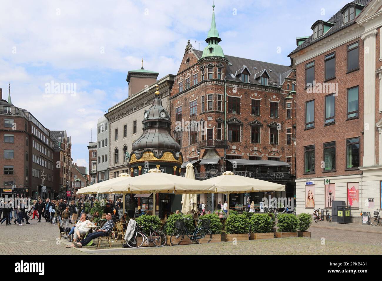 Kopenhagen, Dänemark, Gammeltorv, Nytorv Stockfoto