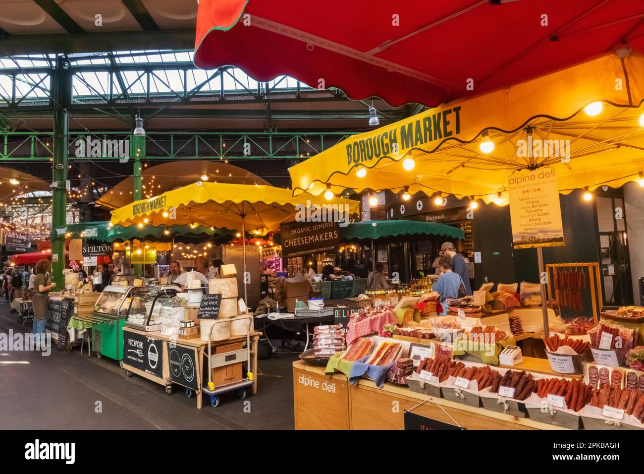 England, London, Southwark, Borough Market Stockfoto