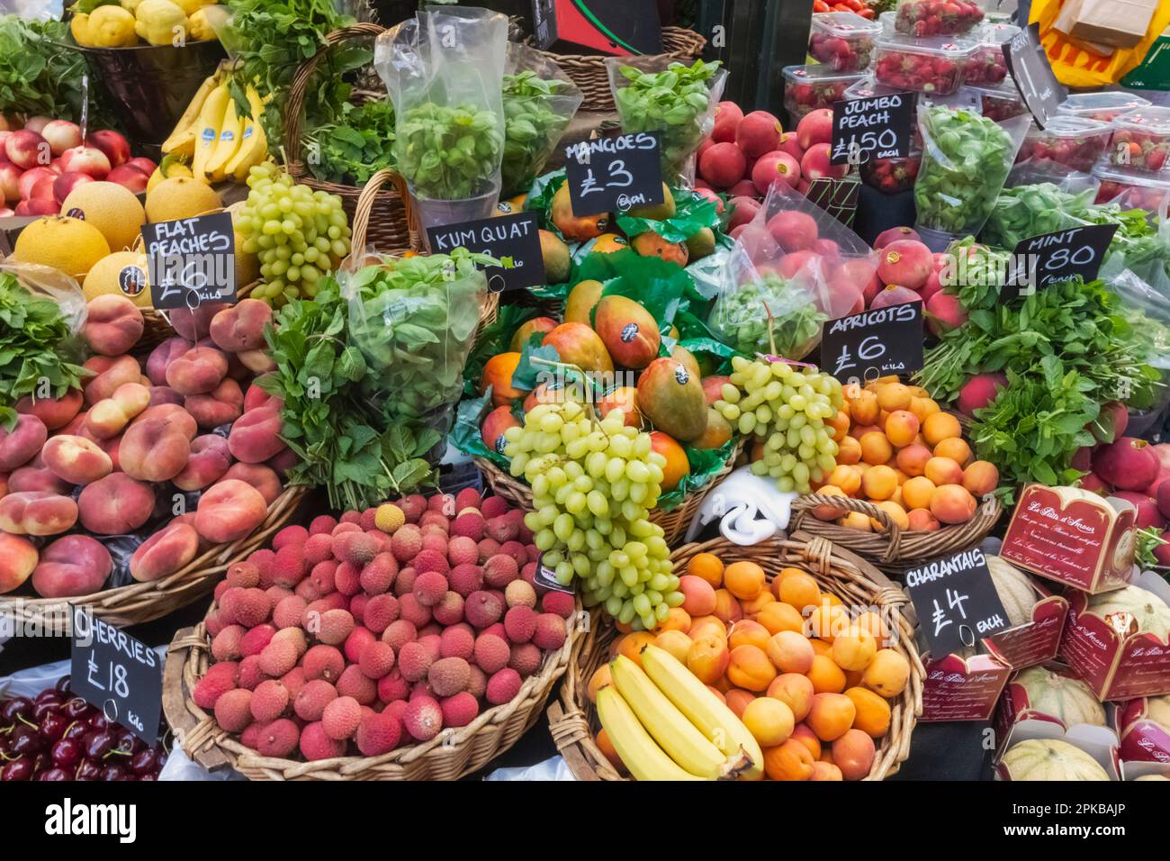 England, London, Southwark, Borough Market Stockfoto