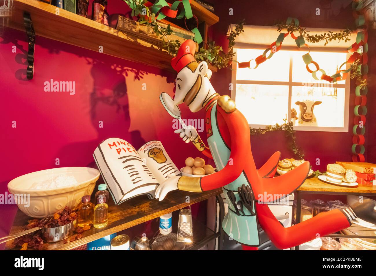 England, London, Piccadilly, Fortnum & Mason Store Weihnachtsfenster Stockfoto England, London, Piccadilly, Fortnum & Mason Store Weihnachtsfenster Stockfoto