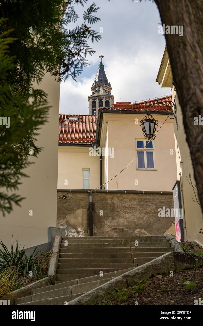 Kirche, Kathedrale des Heiligen Nikolaus in Bielsko-Biała Stockfoto