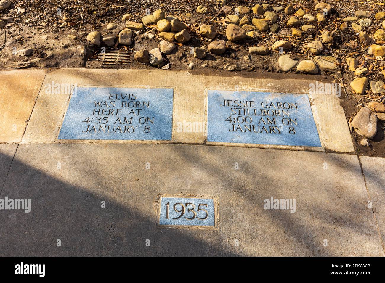 Tupelo, MS - Januar 2023: Geburtsort von Elvis Presley Stockfoto