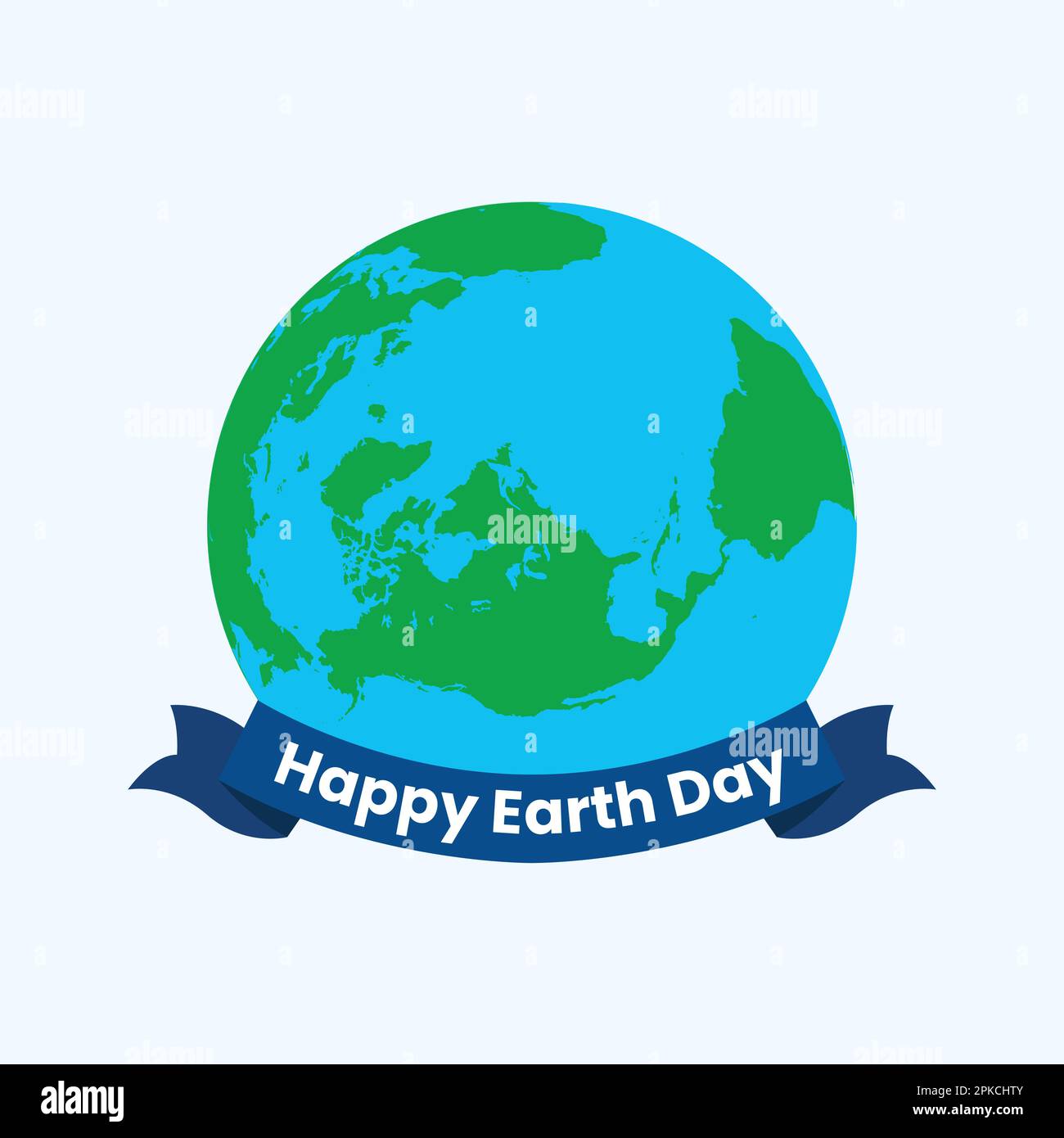 vector Happy Earth Day Illustrationsdesign Stock Vektor