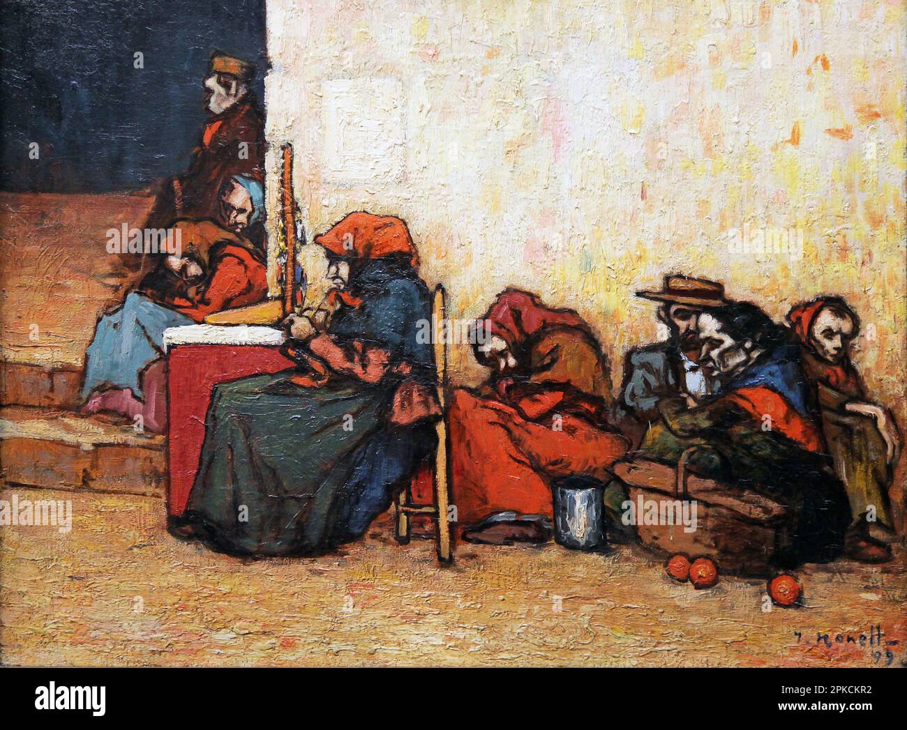 Poor Waiting the Suup (1899) von Isidre Nonell (1873-1911) Stockfoto