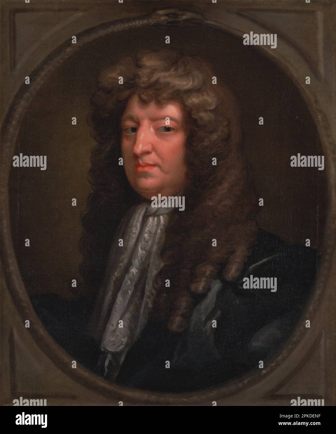 Samuel Butler etwa 1675 von Gerard Soest Stockfoto