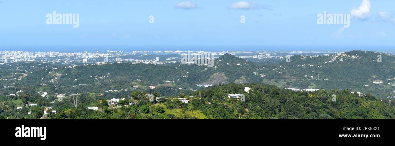 Genießen Sie die Geschenke von Mutter Natur auf der zauberhaften Insel Puerto Rico Stockfoto