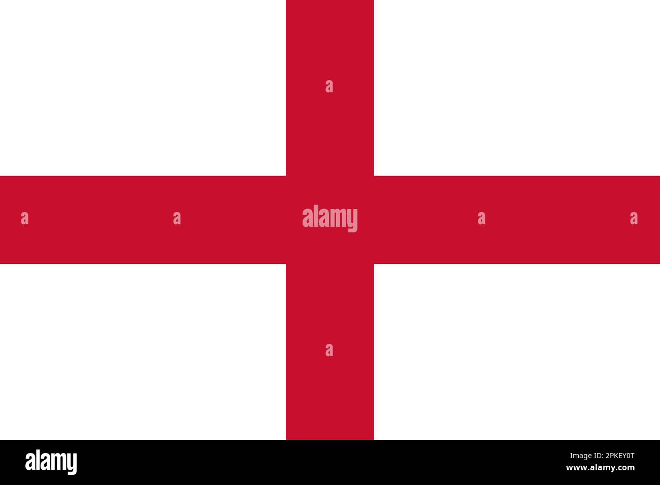 Offizielle englische Flagge Stock Vektor