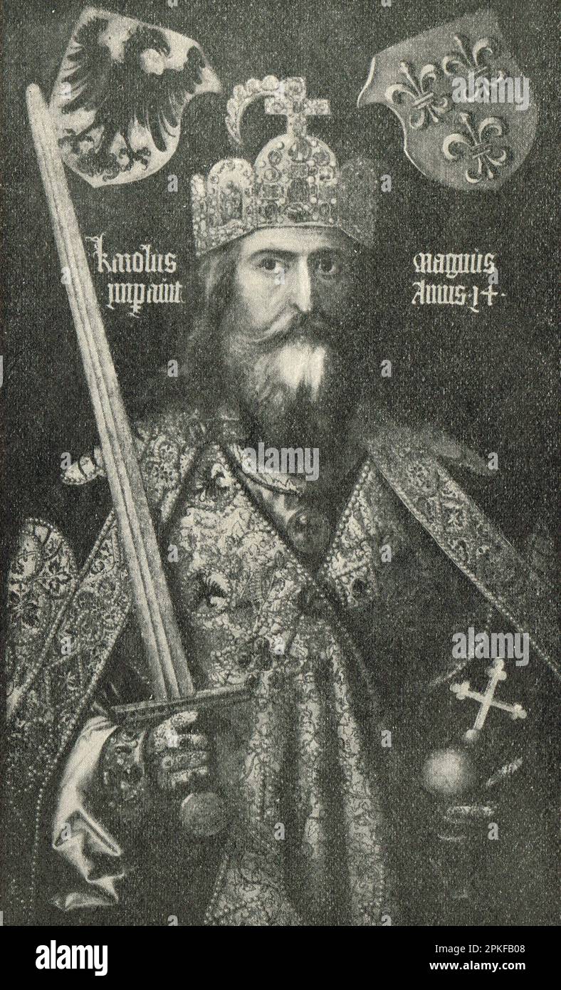 Karl der große, Kaiser Karl des Großen von Albrecht Dürer Stockfoto
