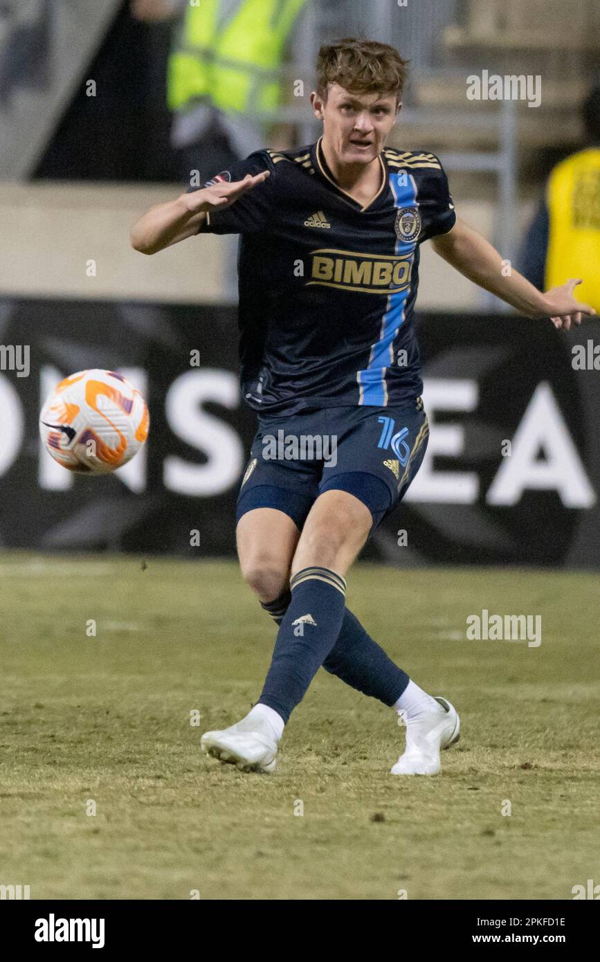 Philadelphia Union midfielder Jack McGlynn (16) in action during the