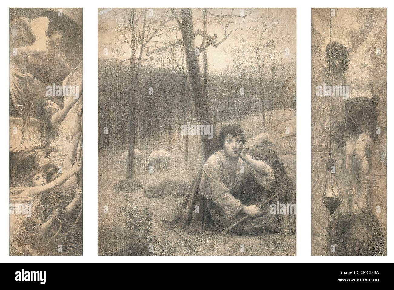 Ostern 1895 von Jan Preisler Stockfoto