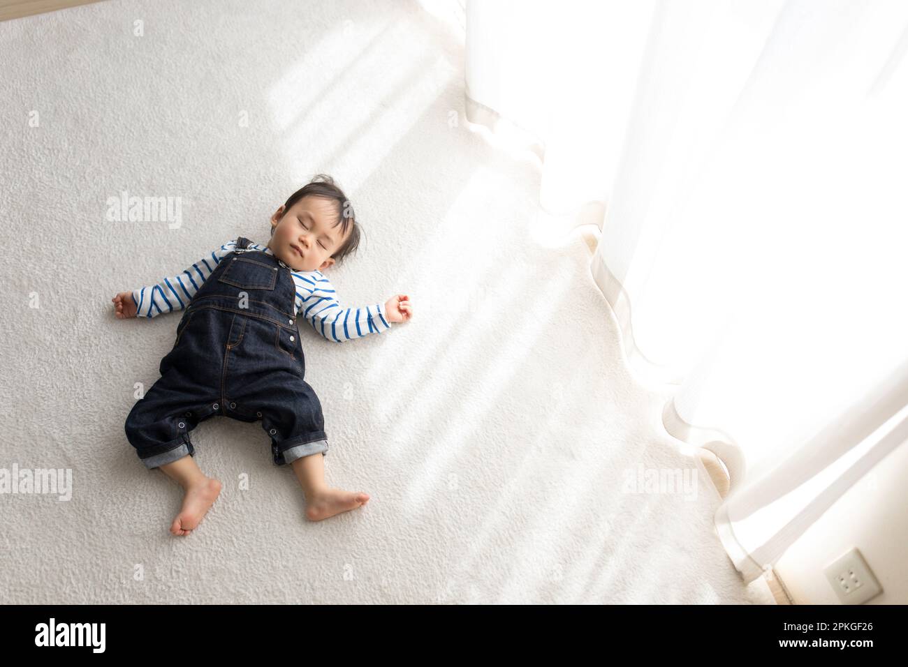 Baby ein Nickerchen Stockfoto