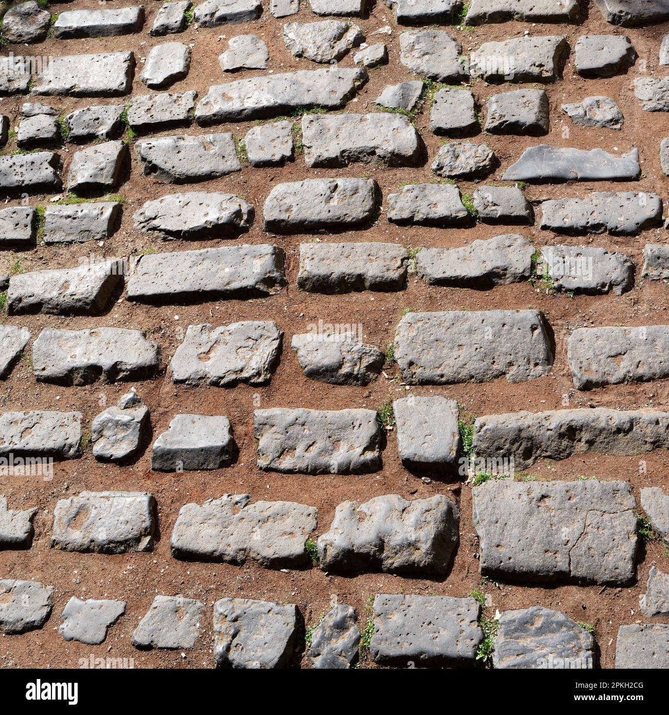 Alte römische Hafenstraße in der kölner Altstadt Stockfoto