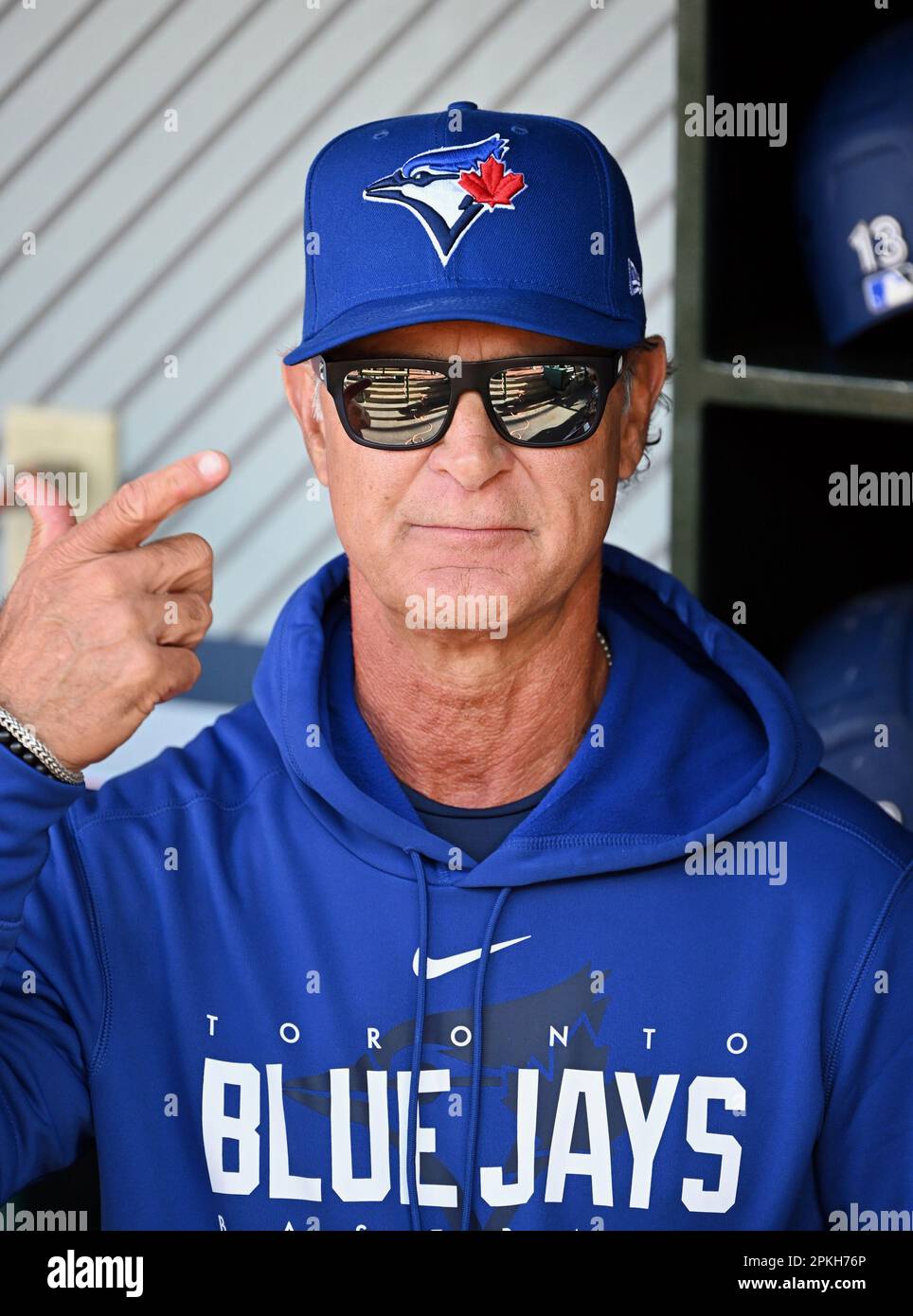 ANAHEIM, CA APRIL 07 Toronto Blue Jays bench coach Don Mattingly (23