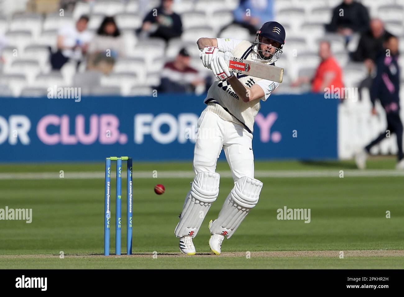 John Simpson im Batting für Middlesex während Middlesex CCC gegen Essex CCC, LV Insurance County Championship Division 1 Cricket bei Lord's Cricket Stockfoto